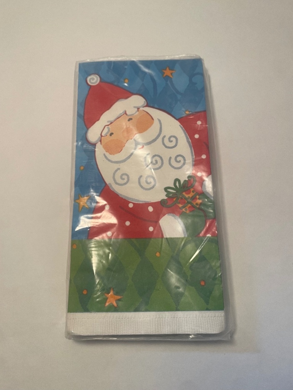 Vintage Party House Santa Christmas Dinner Napkins 12 Count 3 Ply 2002 New